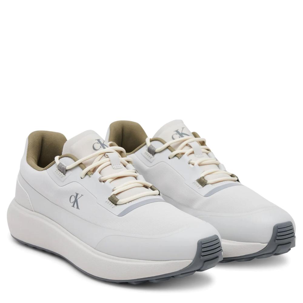 ΑΝΔΡΙΚΑ SNEAKERS CALVIN KLEIN YM0YM01205 01V ΑΣΠΡΟ