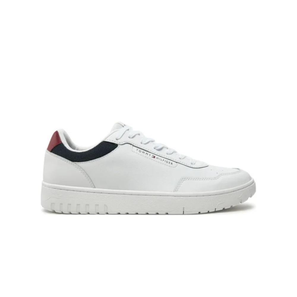 ΑΝΔΡΙΚΑ SNEAKERS TOMMY HILFIGER FM0FM05369 YBS ΑΣΠΡΟ