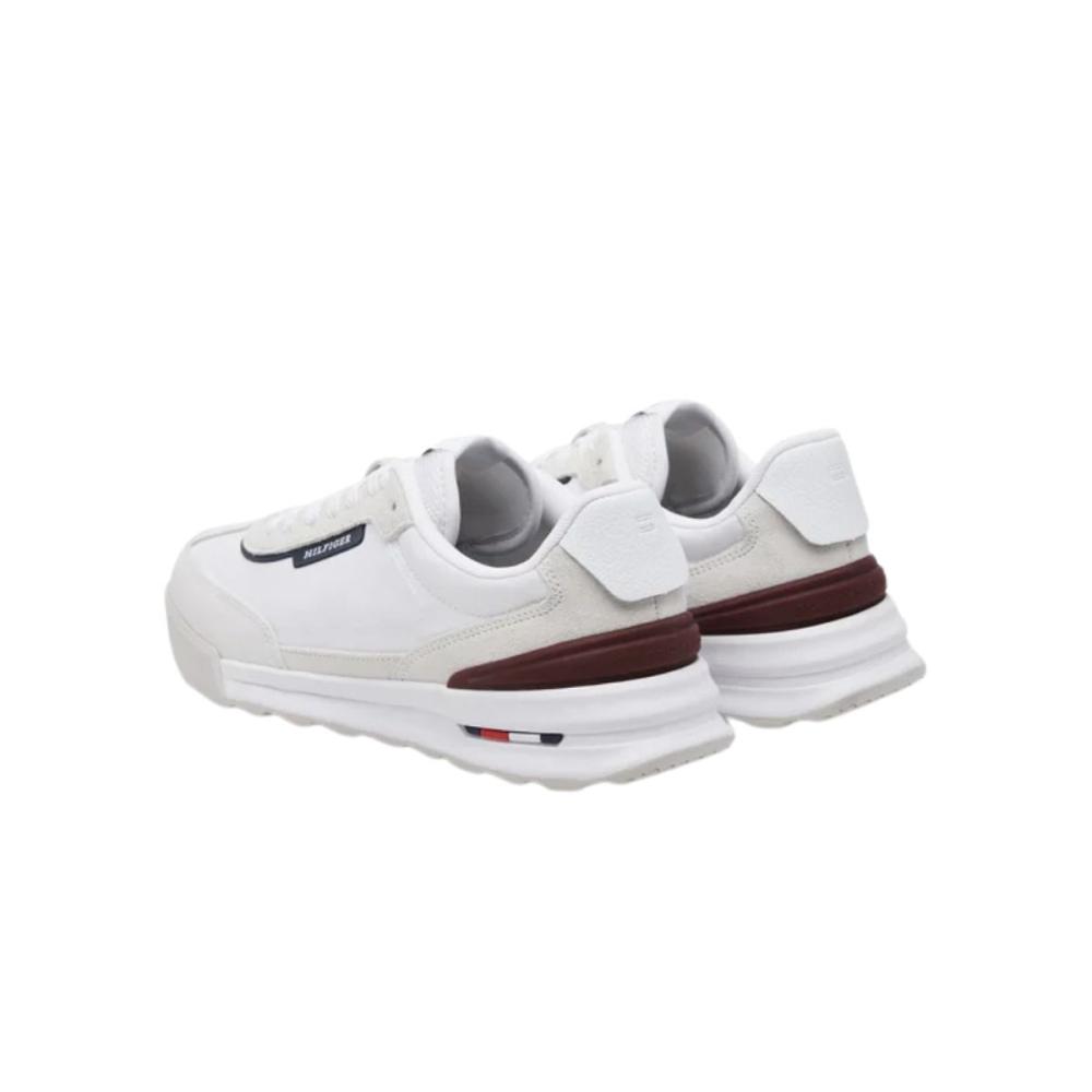 ΑΝΔΡΙΚΑ SNEAKERS TOMMY HILFIGER FM0FM05425 YBS ΑΣΠΡΟ