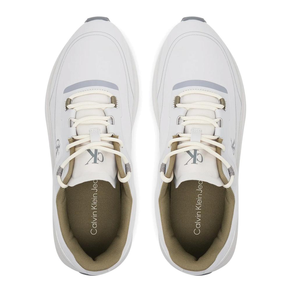 ΑΝΔΡΙΚΑ SNEAKERS CALVIN KLEIN YM0YM01205 01V ΑΣΠΡΟ