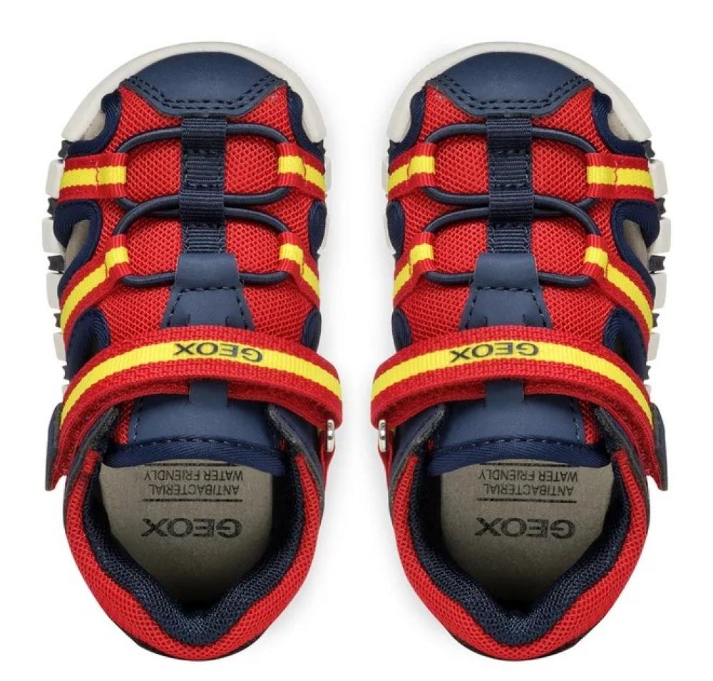 ΠΑΙΔΙΚΑ ΑΓΟΡΙ BEBE GEOX B555PA 05014 C0735 ΜΠΛΕ-ΚΟΚΚΙΝΟ