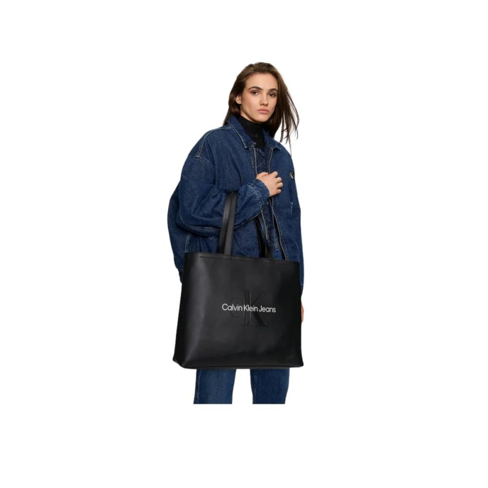 ΓΥΝΑΙΚΕΙΕΣ ΤΣΑΝΤΕΣ CALVIN KLEIN K60K612222 01R ΜΑΥΡΟ