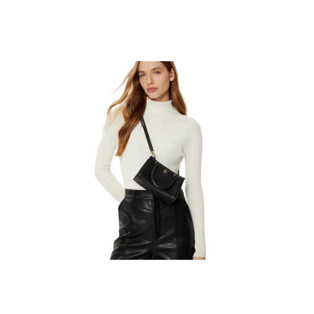 ΓΥΝΑΙΚΕΙΕΣ ΤΣΑΝΤΕΣ TOMMY HILFIGER AW0AW16932 BDS ΜΑΥΡΟ