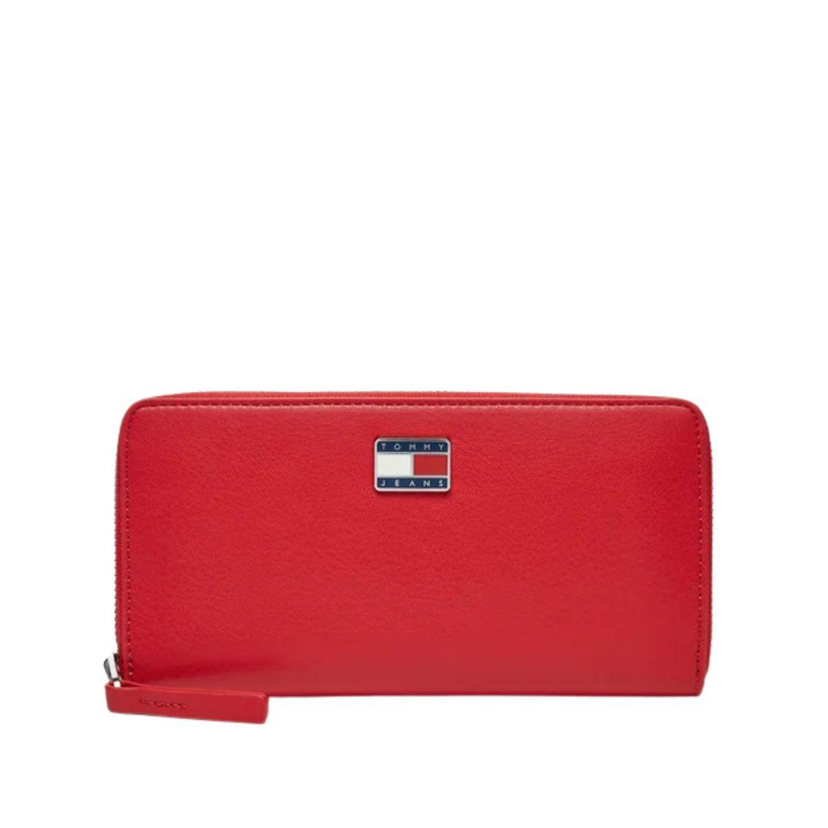 ΓΥΝΑΙΚΕΙΑ ΠΟΡΤΟΦΟΛΙΑ TOMMY HILFIGER AW0AW16980 XME ΚΟΚΚΙΝΟ