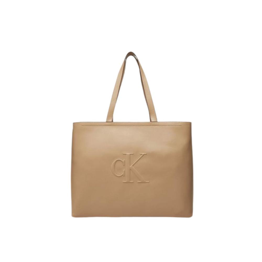 ΓΥΝΑΙΚΕΙΕΣ ΤΣΑΝΤΕΣ CALVIN KLEIN LV04K3070G PBF ΜΠΕΖ ΚΑΦΕ