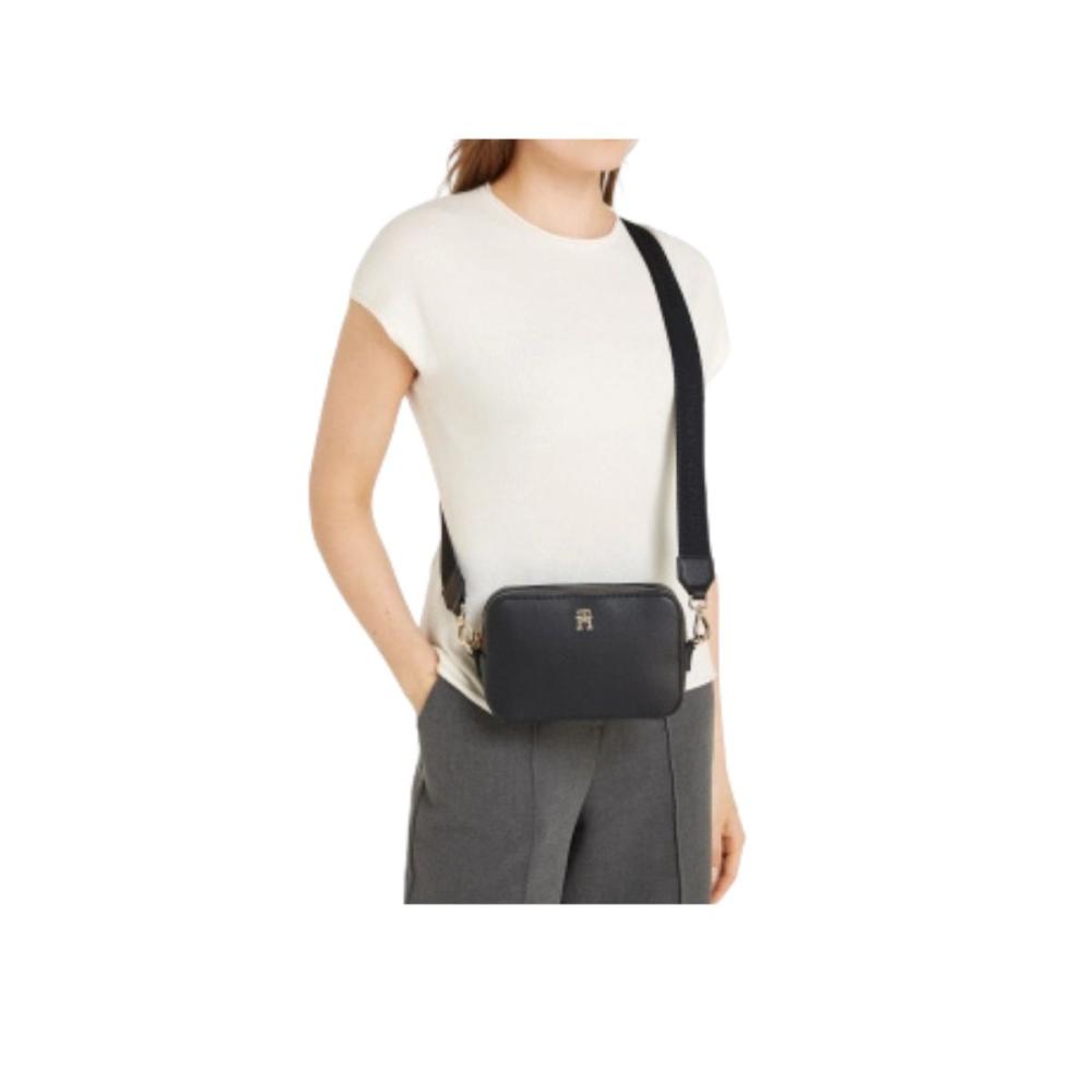 ΓΥΝΑΙΚΕΙΕΣ ΤΣΑΝΤΕΣ TOMMY HILFIGER AW0AW16906 BDS ΜΑΥΡΟ