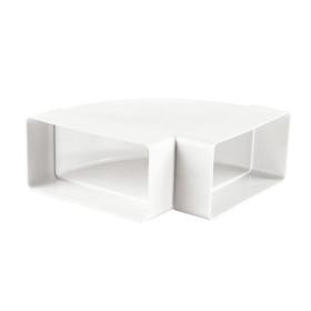 Καμπύλη 90 οριζόντια πλαστική για σωλήνα 110x55 mm (1485)
