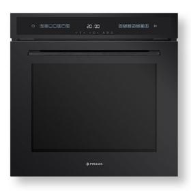 Pyramis PO78123010BLΜ Φούρνος 78lt Μαύρος Ματ 034070801
