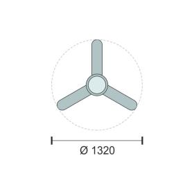 ΑΝΕΜΙΣΤΗΡΑΣ ΟΡΟΦΗΣ LED 15W 3000K | 4000K | 6000K