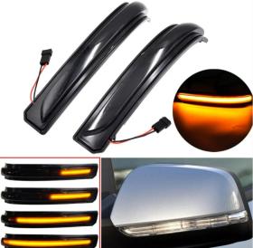 Dynamic LED Φλας Καθρέπτη Φιμέ - Mercedes A class (W169) facelift / B class (W245) facelift