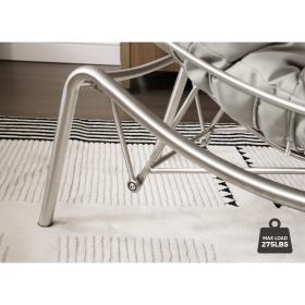 Κουνιστή Πολυθρόνα Liam με Πουφ - Eureka Ergonomic® ERK-LS02-GY