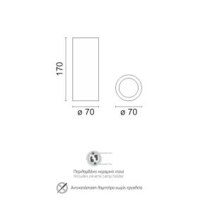 ΑΠΛΙΚΑ ΓΥΨΙΝΗ ΟΡΟΦΗΣ ΣΤΡΟΓΓΥΛΟ ΜΕΓΑΛΟ