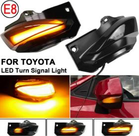 Dynamic LED Φλας Καθρέπτη Φιμέ - Toyota Yaris / Corolla / Sienta