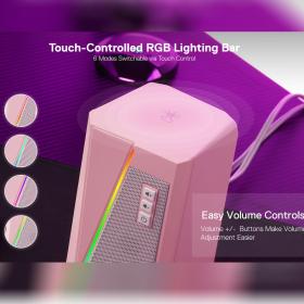 Gaming Ηχεία - Redragon Anvil GS520P RGB (PINK)