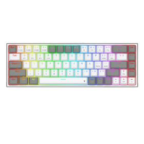 Gaming πληκτρολόγιο - Redragon Castor Pro K631RGB-PRO-WG (White/Grey)