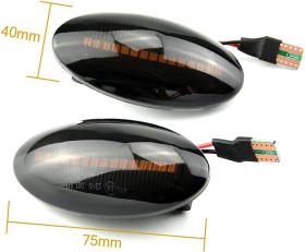 Dynamic LED Φλας Φτερού Φιμέ - SUZUKI GRAND VITARA / SWIFT SX4 / JIMNY / TOYOTA AURIS / RAV / COROLLA / OPEL AGILA / FIAT SEDICI