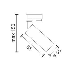 ΦΩΤΙΣΤΙΚΑ ΡΑΓΑΣ GU10 ΜΟΝΟΦΑΣΙΚΑ 10W ΛΕΥΚΟ