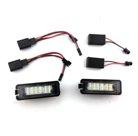 Φώτα πινακίδας LED για - VW / SEAT / PORCHE / SKODA (GOLF 4/5/6 - PASSAT B6/B7/CC/ - AMAROK - ARTEON - BORA - NEW BEETLE - EOS - POLO - PHAETTON - SCIROCO - T-ROC)