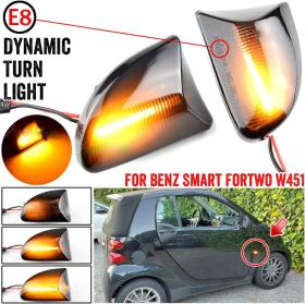 Dynamic LED Φλας Φτερού Φιμέ - SMART FORTWO / 451 / MK1 / MKII (2007-2014)