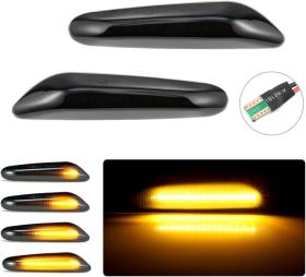 Dynamic LED Φλας Φτερού Φιμέ - BMW E46 / E60 / E61 / E90 / E91 / E81 / E87 / E82 / E88 / E83 / E84 / E92 / E93 / X3 / X1