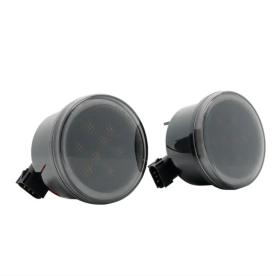 LED Φλας & DRL γρίλιας Φιμέ για- Jeep Wrangler Jk