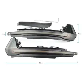 Dynamic LED Φλας Καθρέφτη Φιμέ - AUDI A1 (8X)