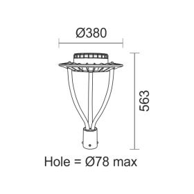 ΦΩΤΙΣΤΙΚΑ ΔΡΟΜΟΥ LED HPL 100W