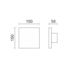 ΑΠΛΙΚΑ LED ΕΞΩΤΕΡΙΚΟΥ ΧΩΡΟΥ 8W CCT