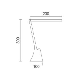 ΦΩΤΙΣΤΙΚΟ LED ΓΡΑΦΕΙΟΥ ΜΕ ΒΑΣΗ ΑΣΥΡΜΑΤΗΣ ΦΟΡΤΙΣΗΣ CCT