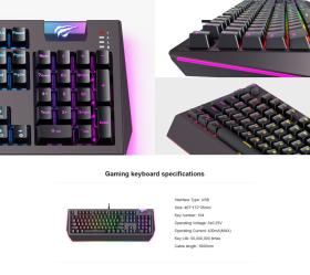 Gaming πληκτρολόγιο - Havit KB872L
