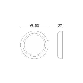 ΑΠΛΙΚΑ LED ΕΞΩΤΕΡΙΚΟΥ ΧΩΡΟΥ 3,8W CCT