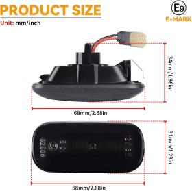 Dynamic LED Φλας Φτερού Φιμέ - AUDI A4 / B6 / B7 / TT / 8J / A3 / 8P / A6 / C5 / A8 / D3