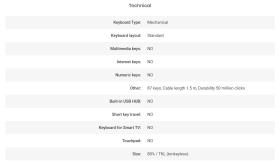 Gaming πληκτρολόγιο - Havit KB890L RGB