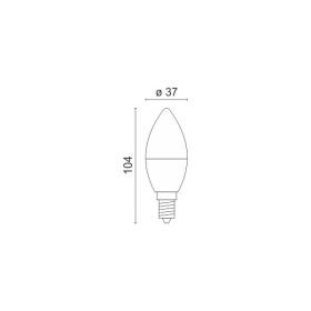 ΛΑΜΠΤΗΡAΣ LED E14 5W 3000K