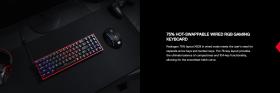 Gaming πληκτρολόγιο - Redragon K628-RGB Pollux (Black)