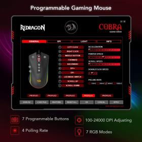 Gaming Ποντίκι - Redragon M711 Cobra FPS