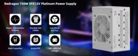 Gaming Τροφοδοτικό - Redragon GC-PS015/RGPS-750SFX (White)