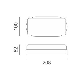 ΑΠΛΙΚΕΣ ΕΞΩΤΕΡΙΚΟΥ ΧΩΡΟΥ LED 18W 4000K