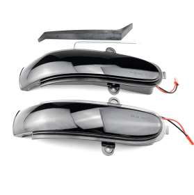 Dynamic LED Φλας Καθρέπτη Φιμέ - Mercedes Benz C W203 / C T-Model S203 / CL203
