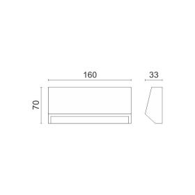 ΑΠΛΙΚΑ LED ΕΞΩΤΕΡΙΚΟΥ ΧΩΡΟΥ 3W CCT