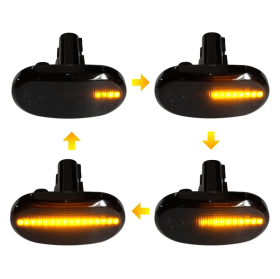 Dynamic LED Φλας Φτερού Φιμέ - SUZUKI / MAZDA / CHEVROLET