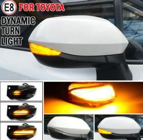 Dynamic LED Φλας Καθρέπτη Φιμέ - Toyota Yaris / Corolla / Sienta