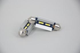 Λάμπα Led Heleco Σωληνωτή 5W 41mm (C5W) SMD1860 12/24V CANBUS