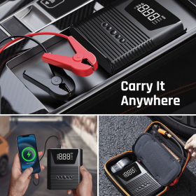 Jump Starter / Air Compressor / Φακός HLC-JST-1
