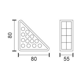 SOLAR ΣΚΑΛΙΟΥ 0.5W 3000K