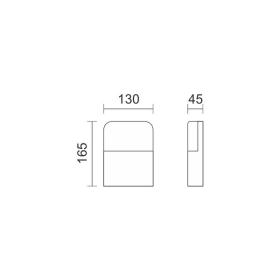 ΑΠΛΙΚΑ LED ΕΞΩΤΕΡΙΚΟΥ ΧΩΡΟΥ 6W 4000K