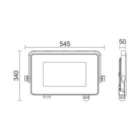 ΠΡΟΒΟΛΕAΣ LED SLIM SMD 500W 6000K