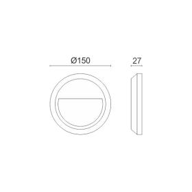 ΑΠΛΙΚΑ LED ΕΞΩΤΕΡΙΚΟΥ ΧΩΡΟΥ 1.5W 4000K