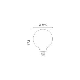 ΛΑΜΠΤΗΡAΣ E27 FILAMENT Dimmable 7W 2200K
