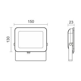 ΠΡΟΒΟΛΕAΣ LED SLIM SMD 30W 6000K 6237